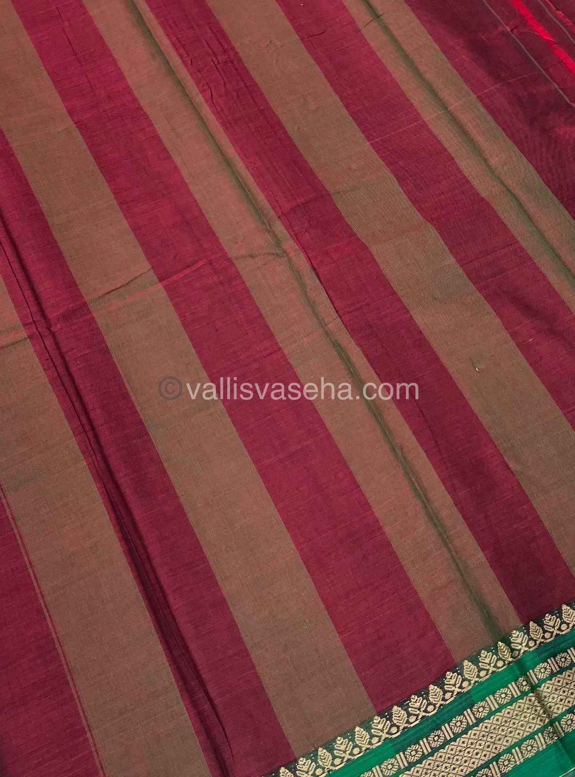 Narayanapet Mercerised Cotton Saree - VVNMC001