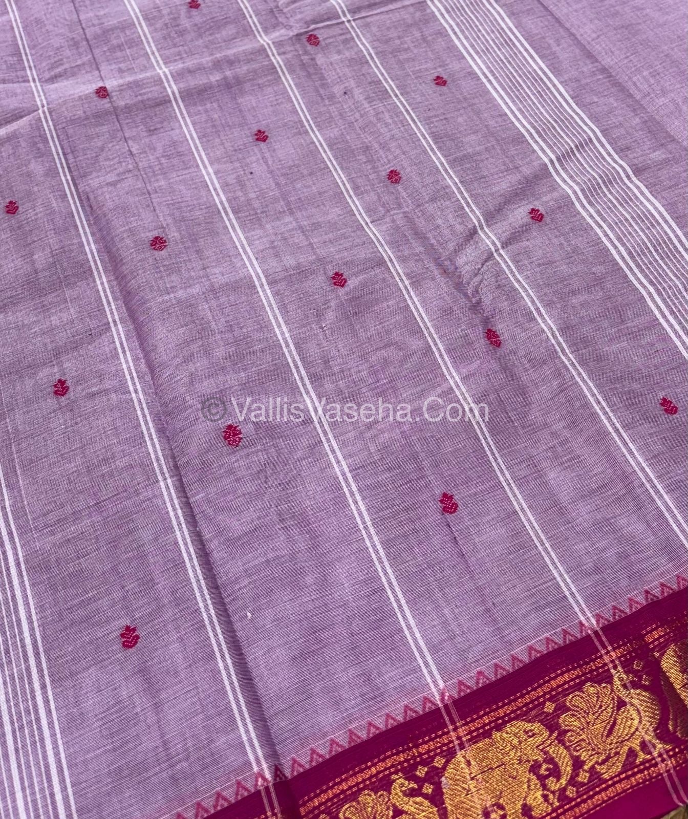 Kanchi Cotton Saree - VVKCS017