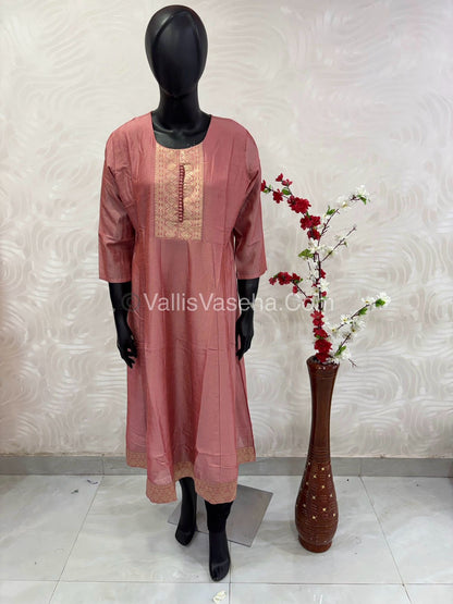 Ready Made - Anarkali - Vichitra Silk -   VVRAK001