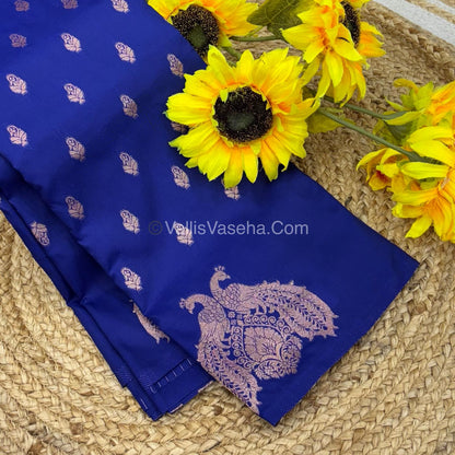 Semi Soft Silk  - Blue Shade -VVSSS018