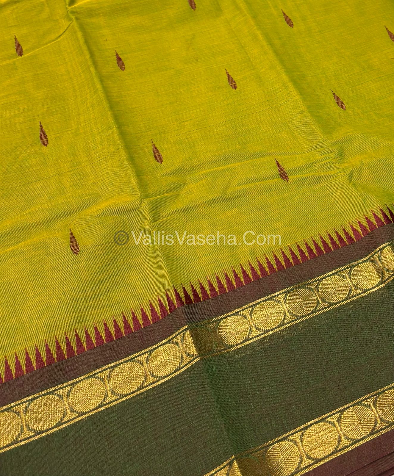 Kanchi Cotton Saree - VVKCS017
