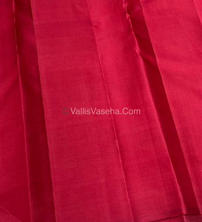 Pure Kanchipuram Silk Saree - Pazhum Pazhamum Checks - VVPS017