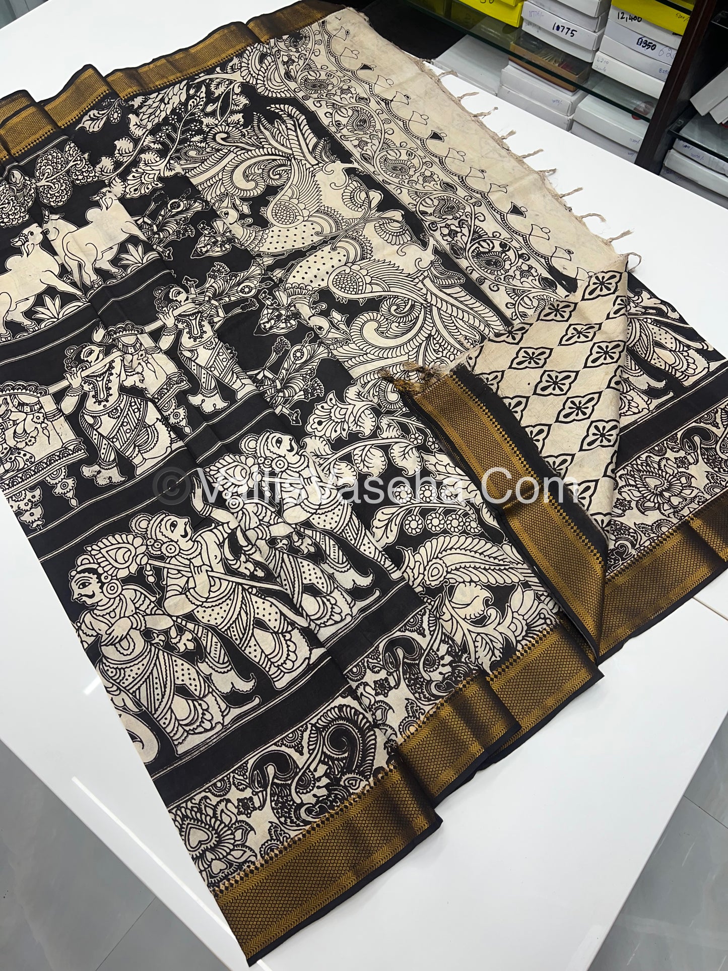 Chennur Silk | Kalamkari Prints | VVCS005