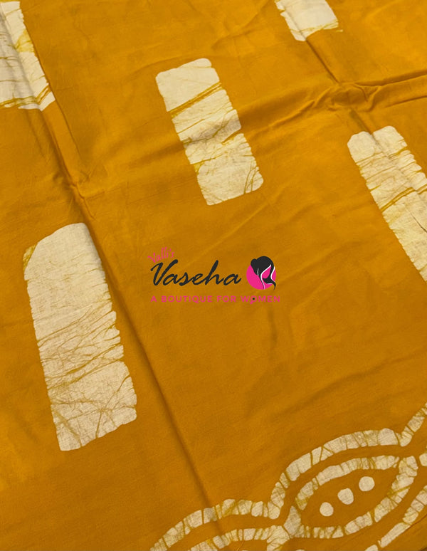 Pure Soft Mul Mul Cotton Sarees - Hand Block Prints - VVMMC009