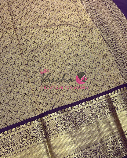 Semi Bridal Kanchi Silk  - Korvai - Premium- VVSKS008