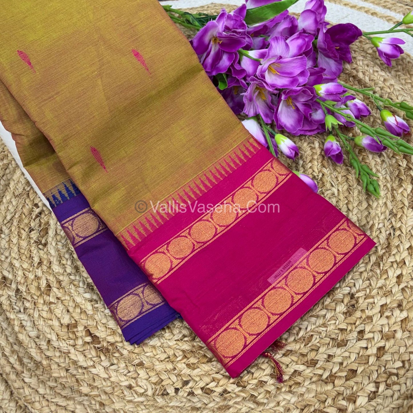 Kanchi Cotton Saree - VVKCS017