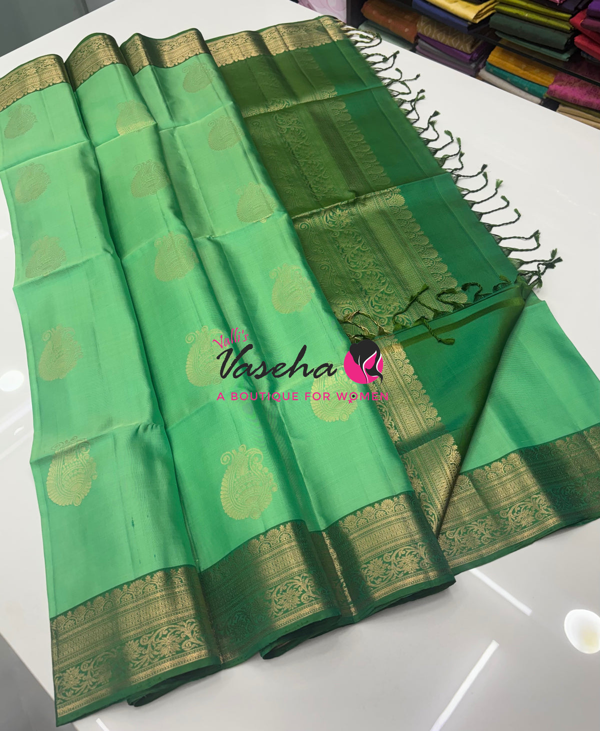 Pure Soft Silk Saree - Kanchi Border - VVPSS033