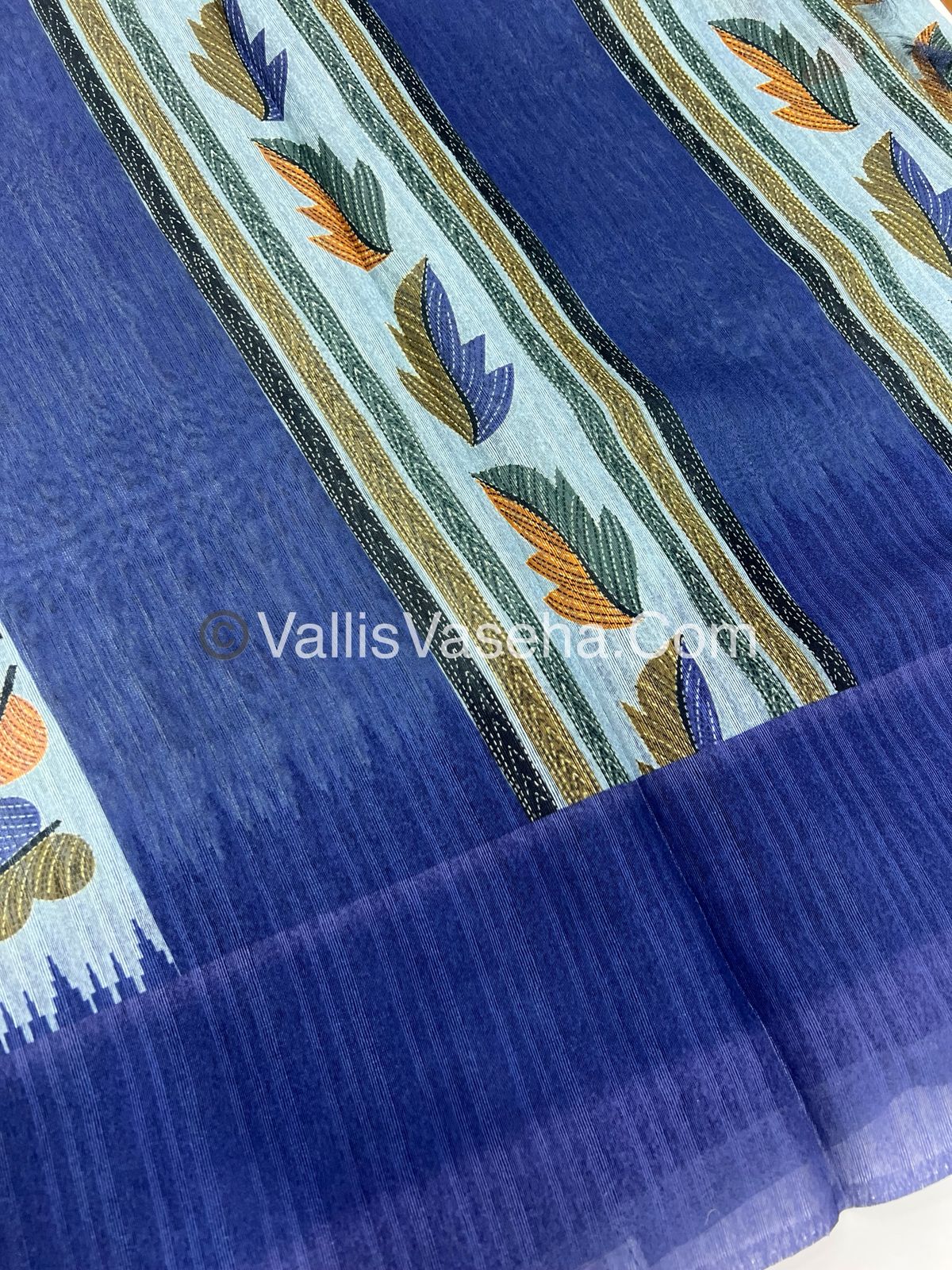 40% less - Offer Saree - Chanderi Mixed Saree - VVDS007