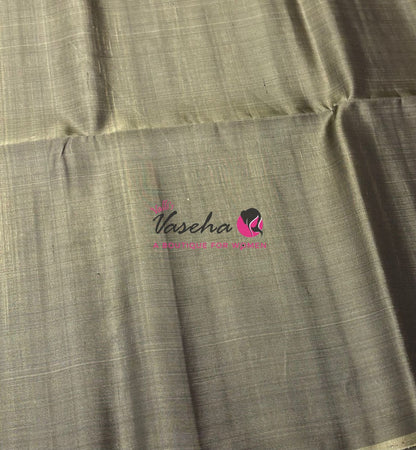 Pure Soft Silk Saree /Jute Duppion Silk - VVPJS001