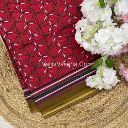 Pure Cotton Voile Saree | VVPVC003