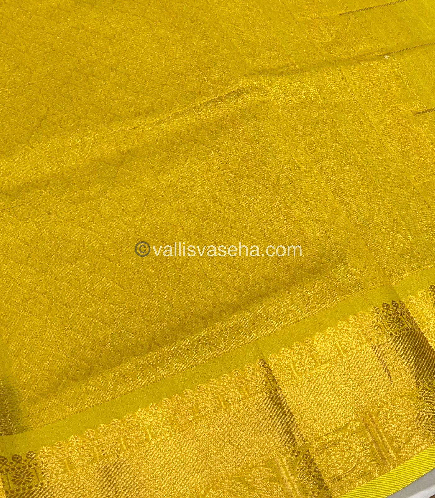 Pure Silk Cotton Saree - Mayil & Chakkaram Design - Purple With yellow Shade - VVMC001
