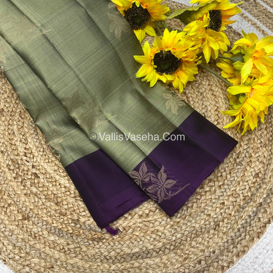 Half Mix - Pure Soft Silk Saree - VVPSS030