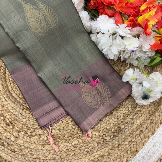 Half Mix - Pure Soft Silk Saree - VVPSS083