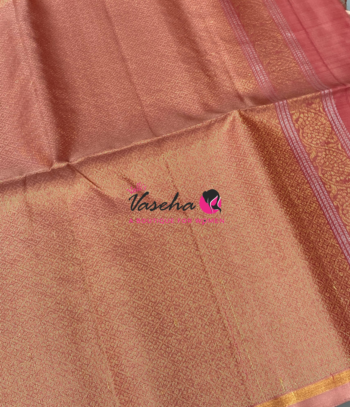 Pure Soft Silk Saree  - Pazhum Pazhamum Checks - VVPSS092