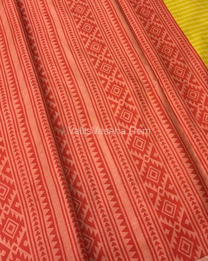 40% less - Offer Saree - Printed Silk Saree - VVDS002