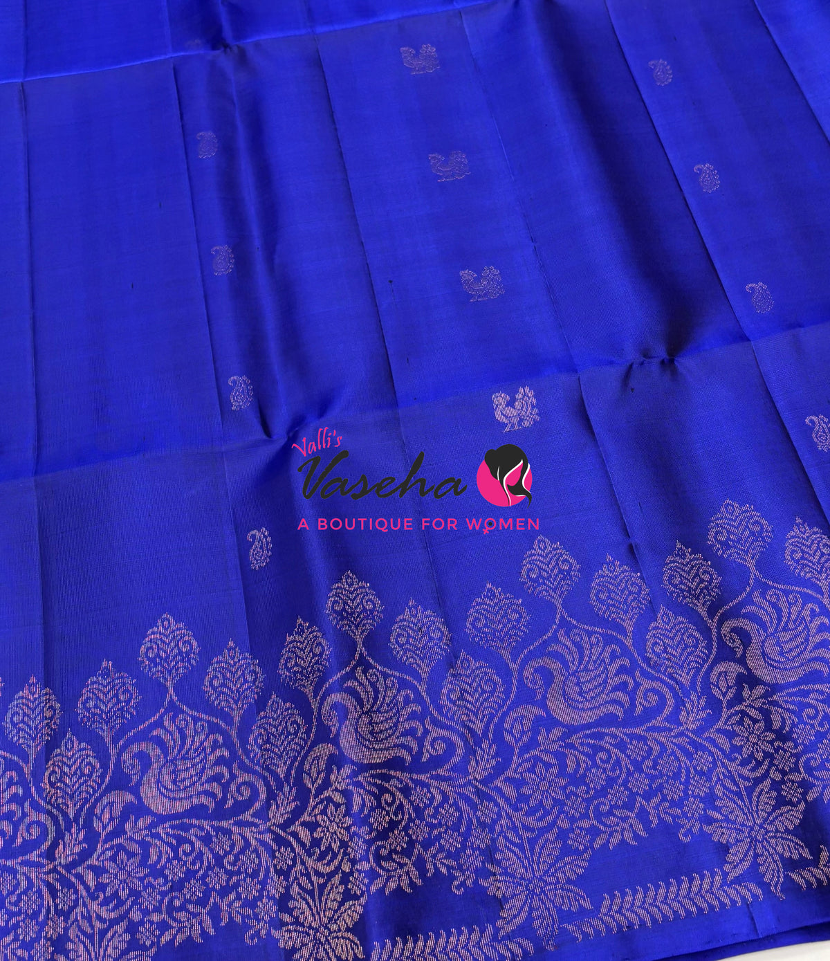 Pure Soft Silk Saree - Blue Shade - VVPSS119