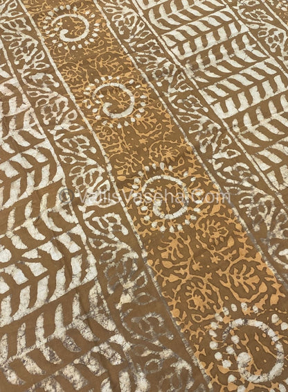 Pure Soft Mul Mul Cotton Sarees - Hand Block Prints - VVMMC003