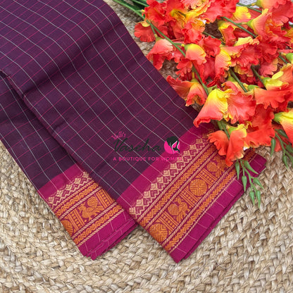 Chettinadu Cotton Saree - VVCCS003