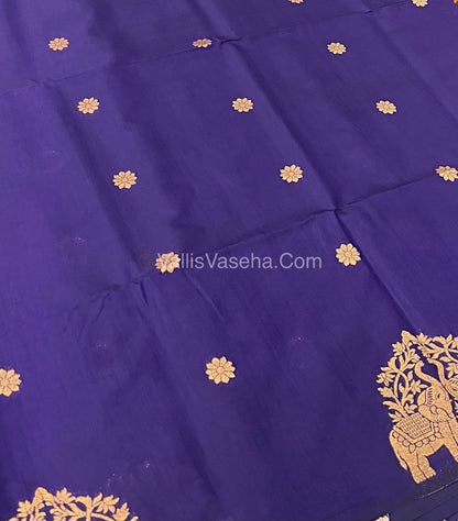 Mulberry Semi Silk - Purple Shade - VVMSS003