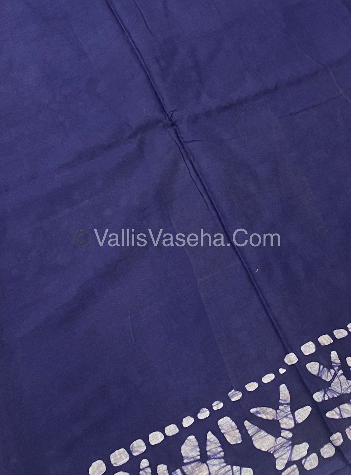 Pure Soft Mul Mul Cotton Sarees - Hand Block Prints - VVMMC003