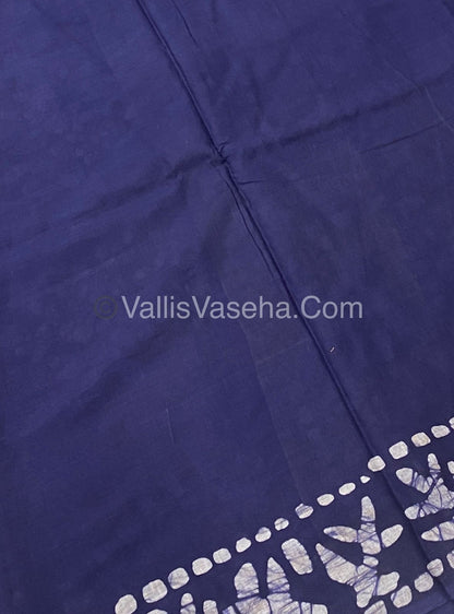 Pure Soft Mul Mul Cotton Sarees - Hand Block Prints - VVMMC003