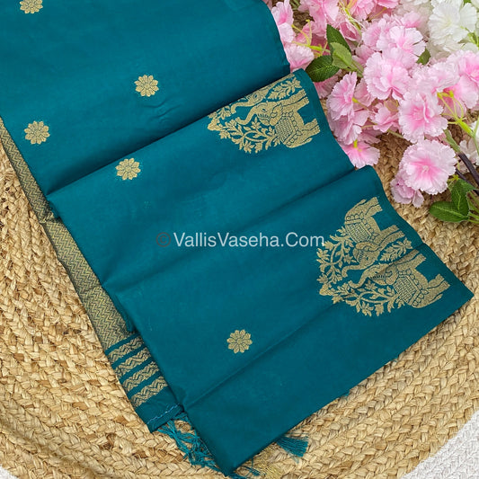 Mulberry Semi Silk - Ramar Green Shade - VVMSS003
