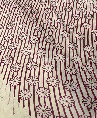 Pure Kalamkari Cotton Saree - VVPKC002