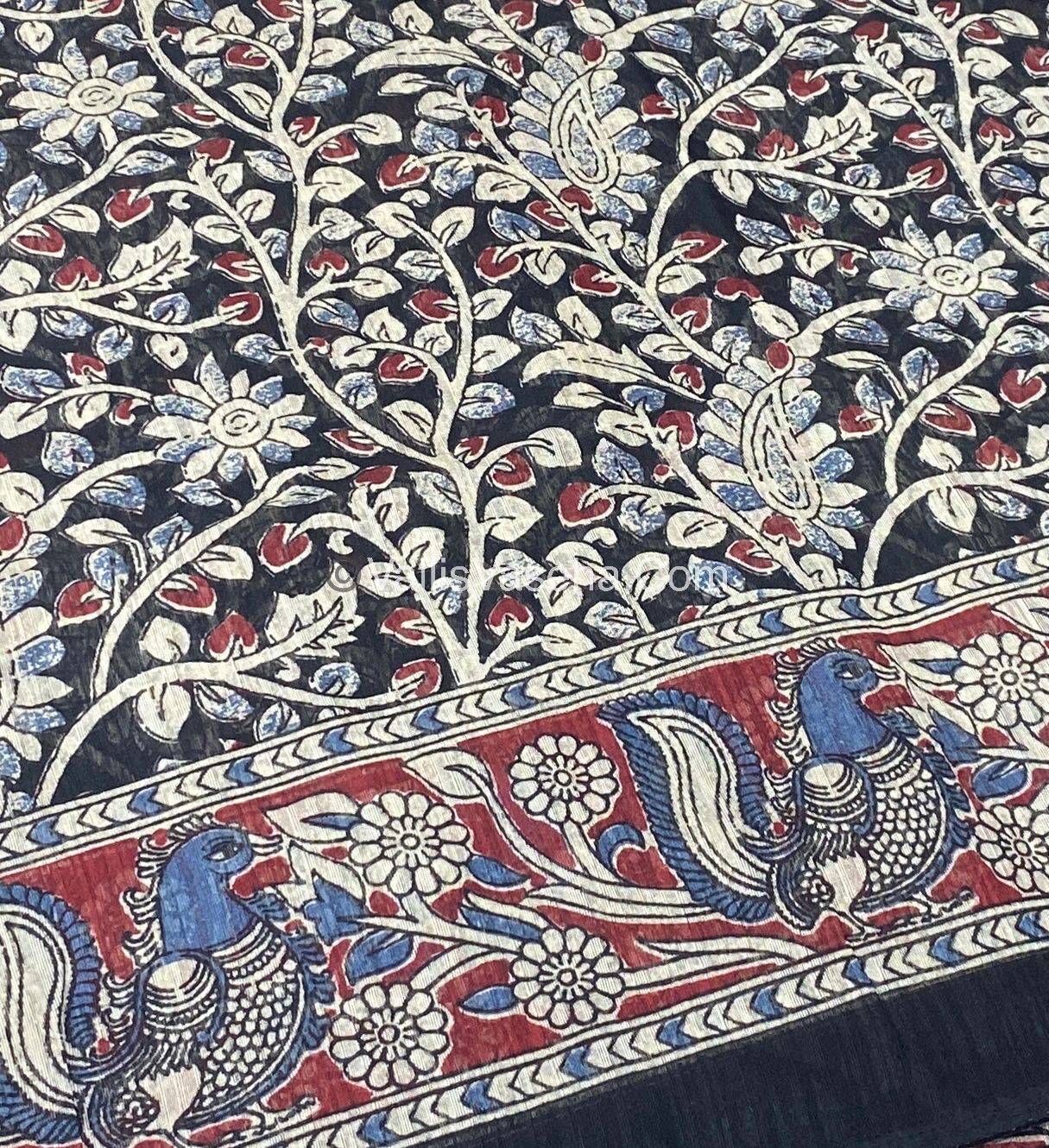 Jute Mixed Cotton Saree | VVJCS001