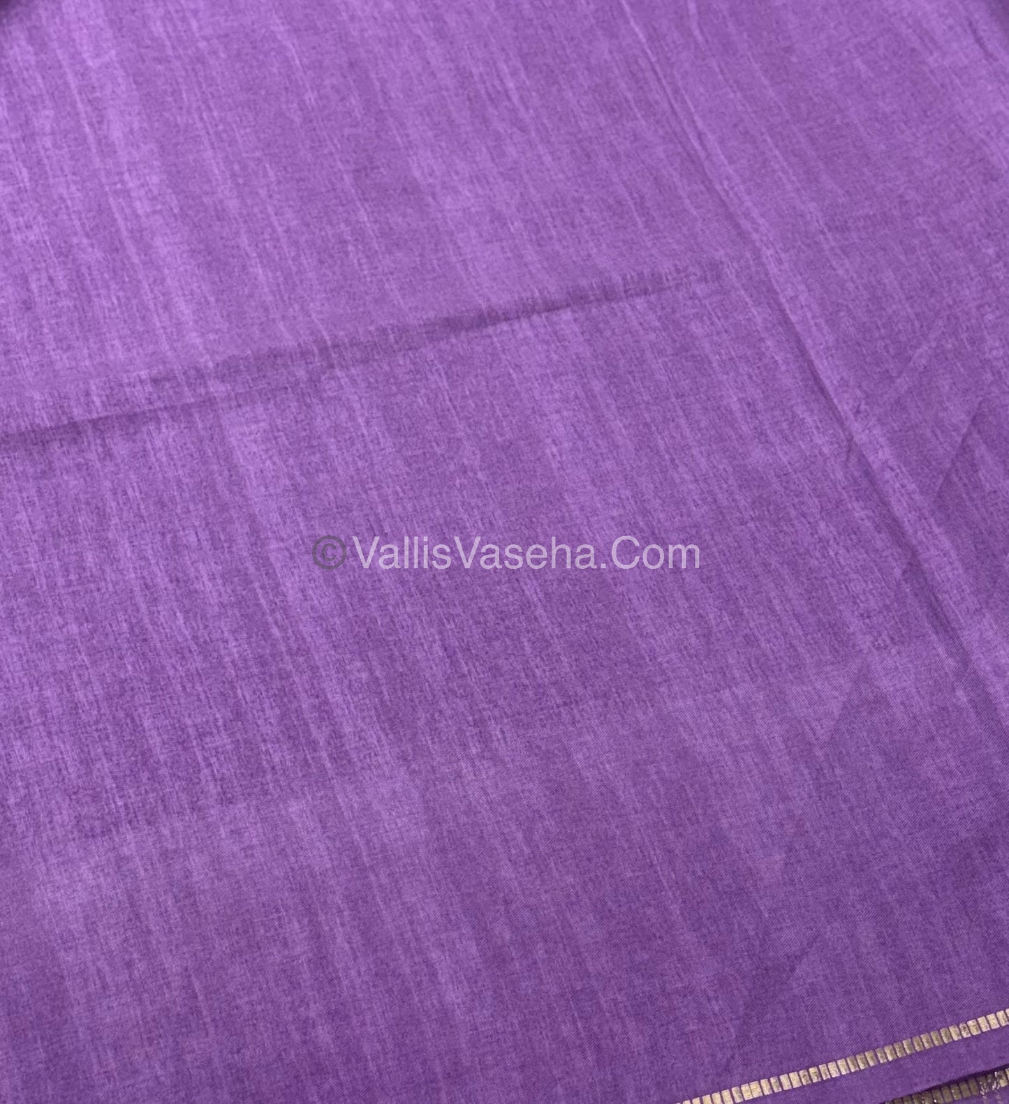 Bhagalpuri Semi Tussar Saree - Lavender Shade - VVBTS001