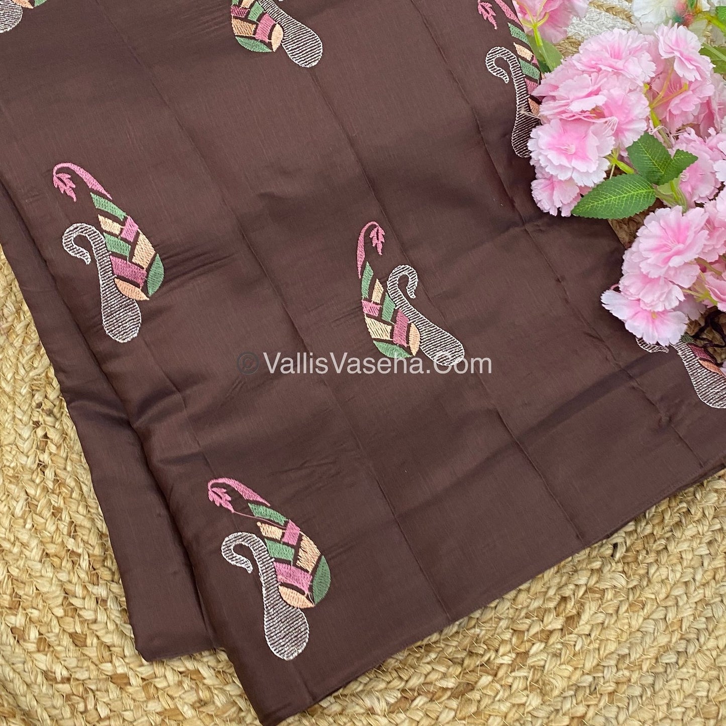 Butter Silk - Brown & Purple Combo - VVBS002