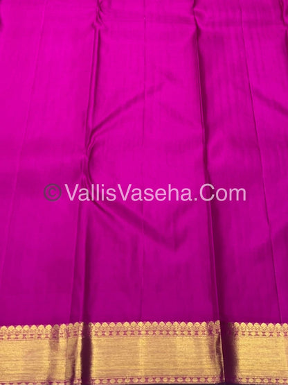 Pure Kanchipuram Silk Saree - Lakshadeepam Butta - Baby Pink Shade - VVPS006