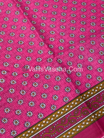 Pure Cotton Voile Saree | VVPVC001