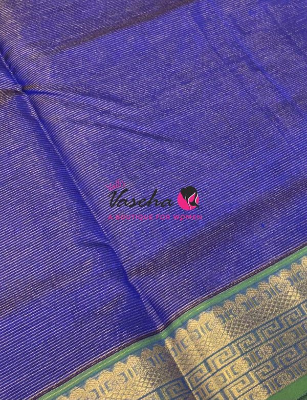 Pure Silk Cotton Saree - Vairavoosi Design - VVSCV005