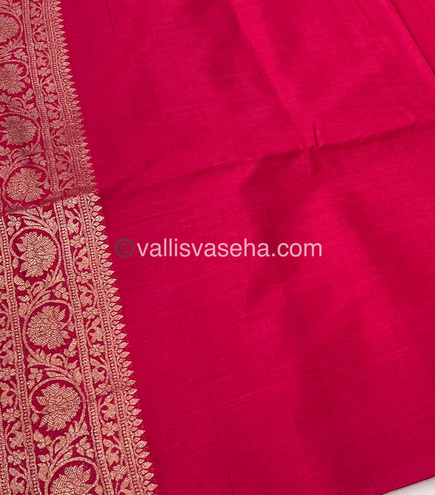 Banarasi - Heritage Silk - Semi Kathan Silk - Dark Pink Shade- VVBHS001