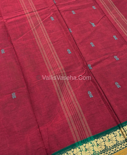 Kanchi Cotton Saree - VVKCS017