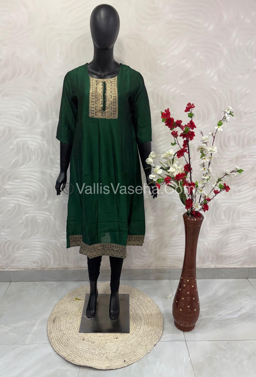 Ready Made - Anarkali - Vichitra Silk -   VVRAK001
