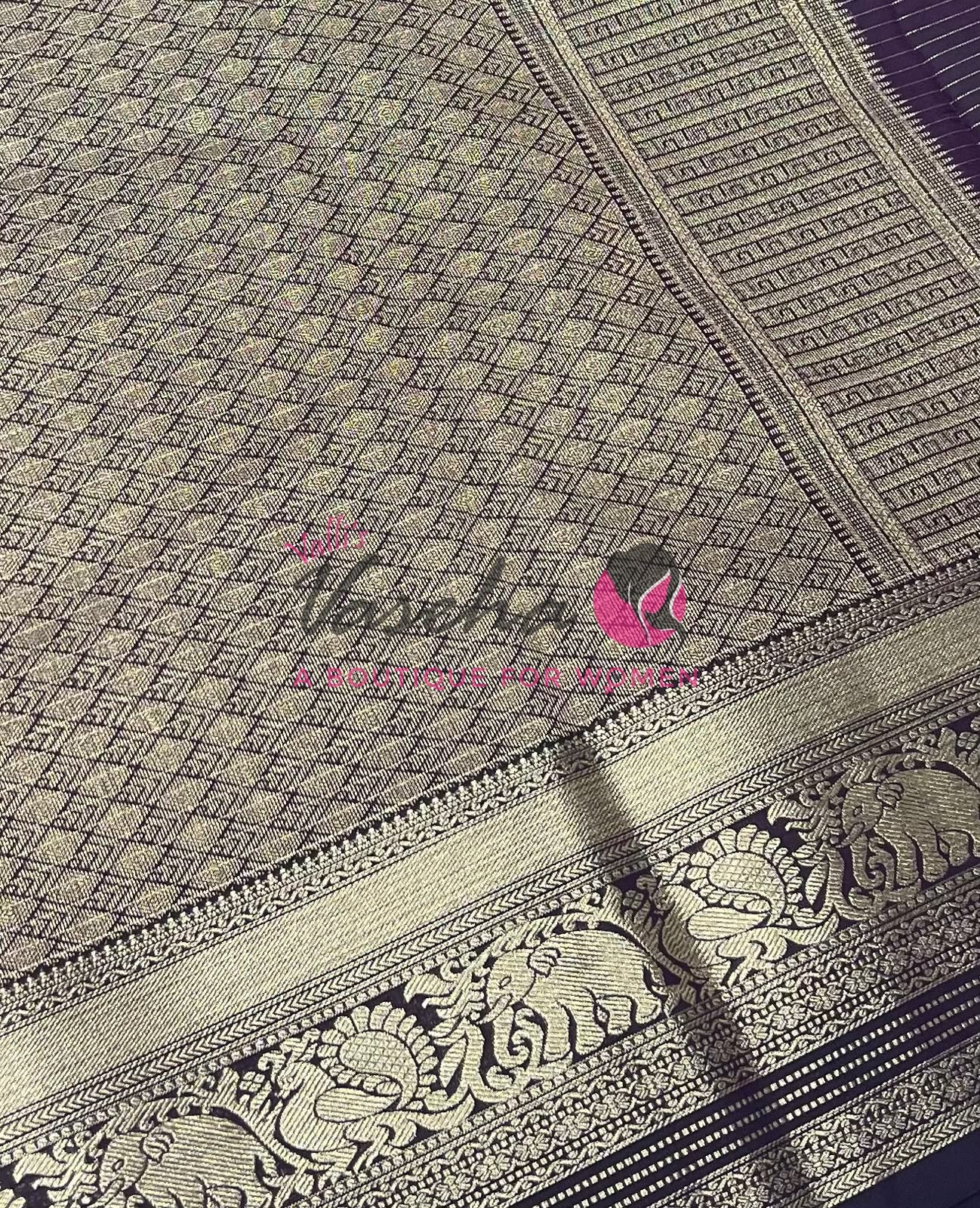 Semi Kanchi Silk - Vairavoosi Butta - VVSKS004