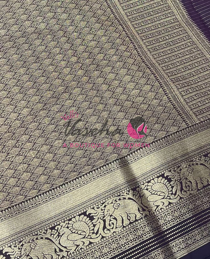 Semi Kanchi Silk - Vairavoosi Butta - VVSKS004