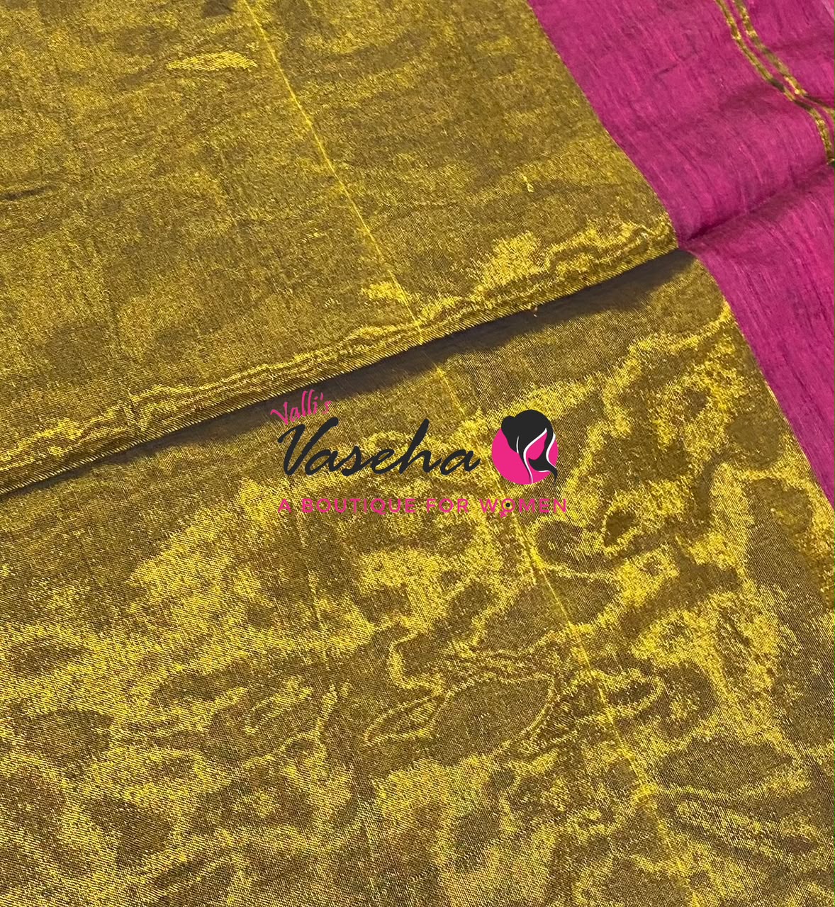 Handloom Cotton Sarees  - Pink Shade - VVKC001