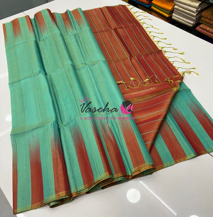 Pure Soft Silk Saree /Jute Duppion Silk - VVPJS001