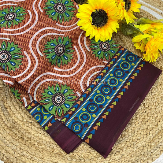 Pure Cotton Voile Saree | VVPVS001