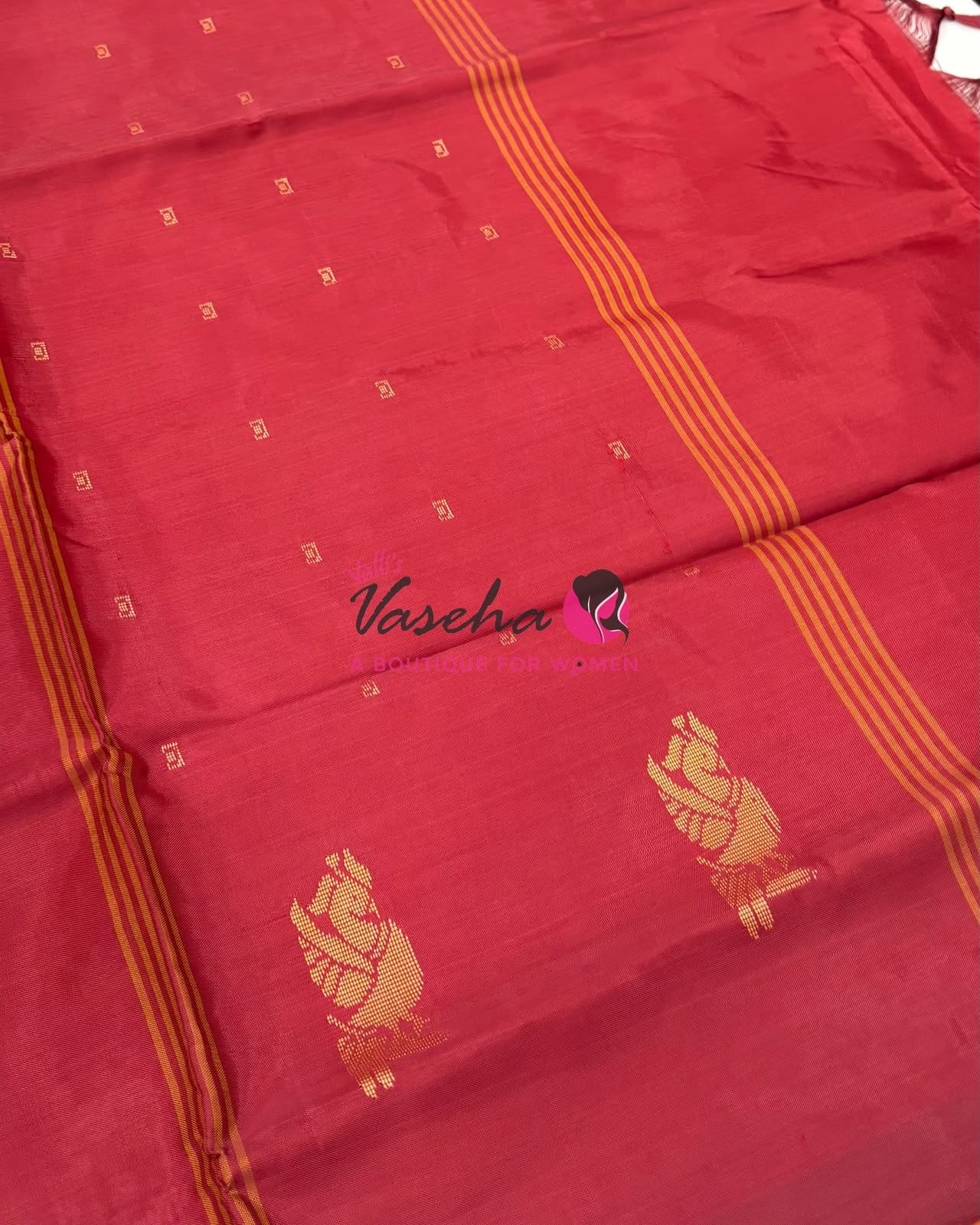Vazhai Pattu Saree / Banana Pith - With Blouse - VVVPS002