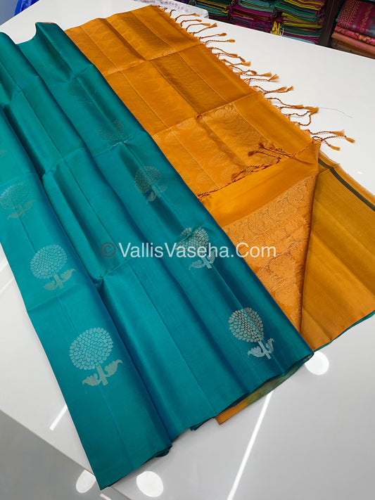 Pure Soft Silk Saree - Light weight - Border Less - VVPSS034