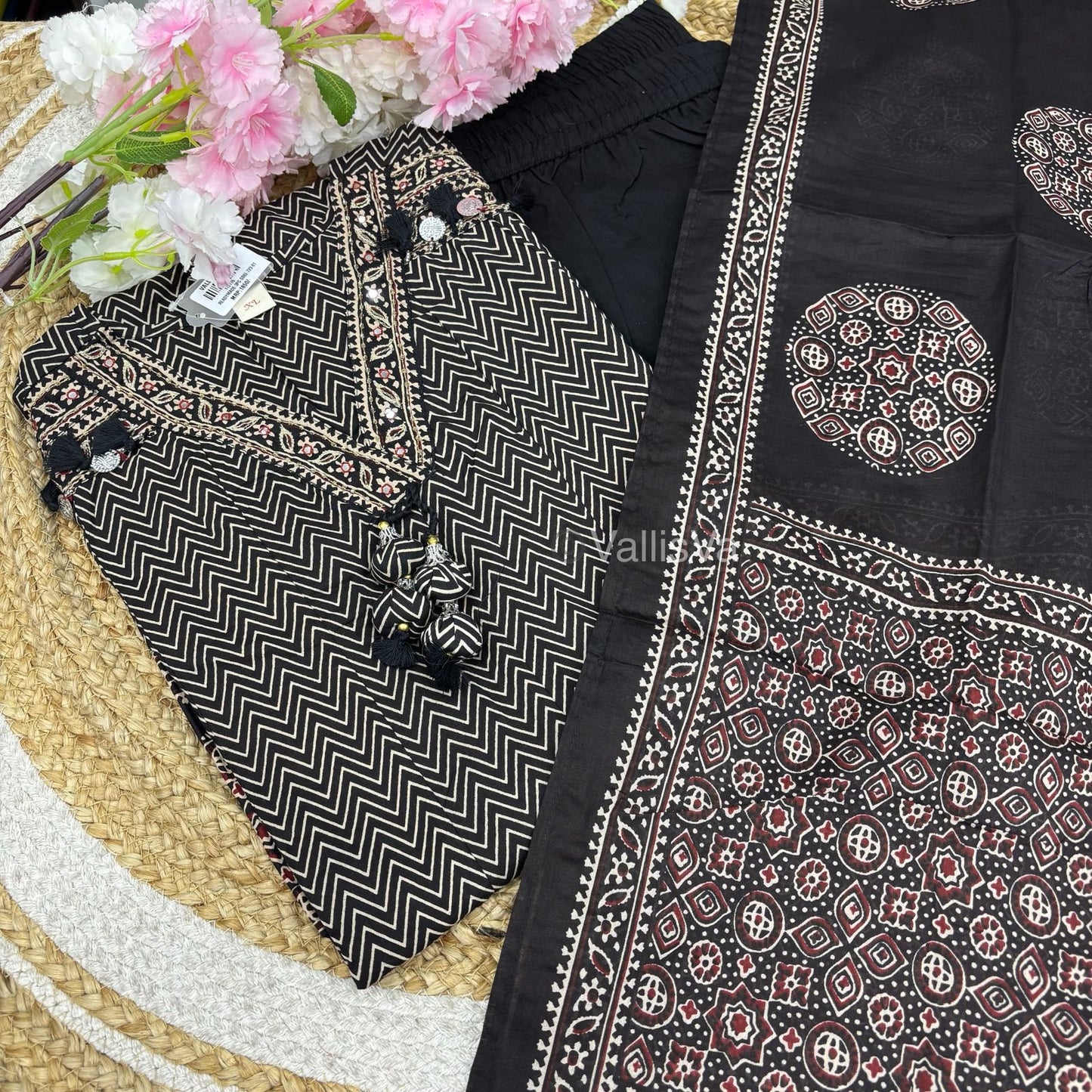 Readymade 3pc Set - Zig Zag Pattern - VVRMS003