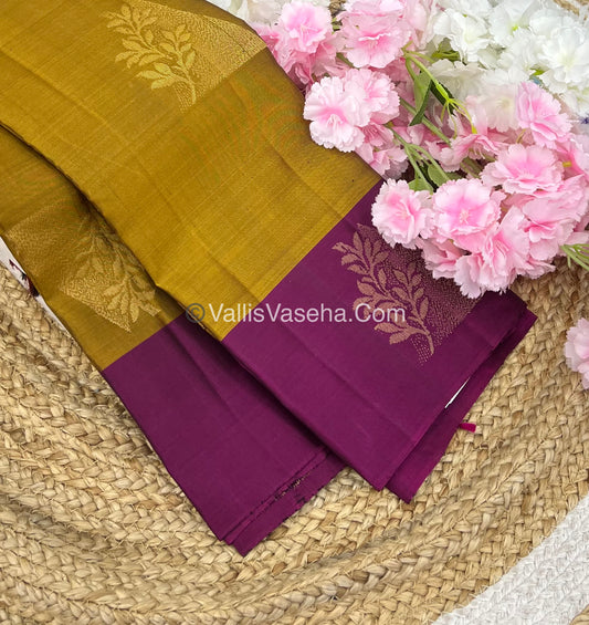 Half Mix - Pure Soft Silk Saree - VVPSS030