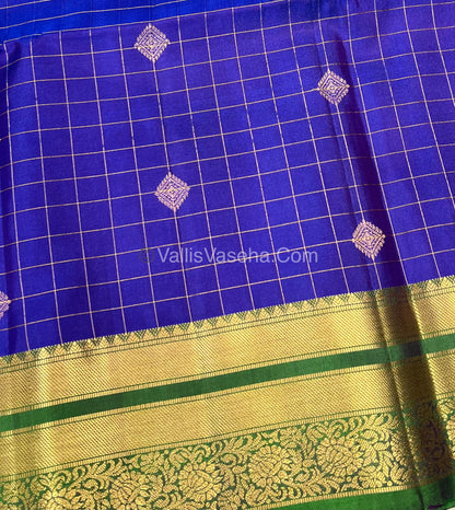 Pure Soft Silk Saree - violetish Purple With Green Shade - VVPSS063