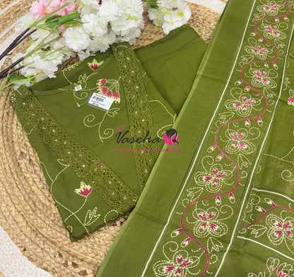 Ready Made |Salwar, Kameez & Duppatta(3pc)|Cotton |VVRMS020