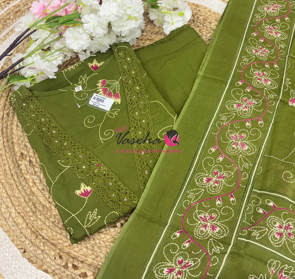Ready Made |Salwar, Kameez & Duppatta(3pc)|Cotton |VVRMS020