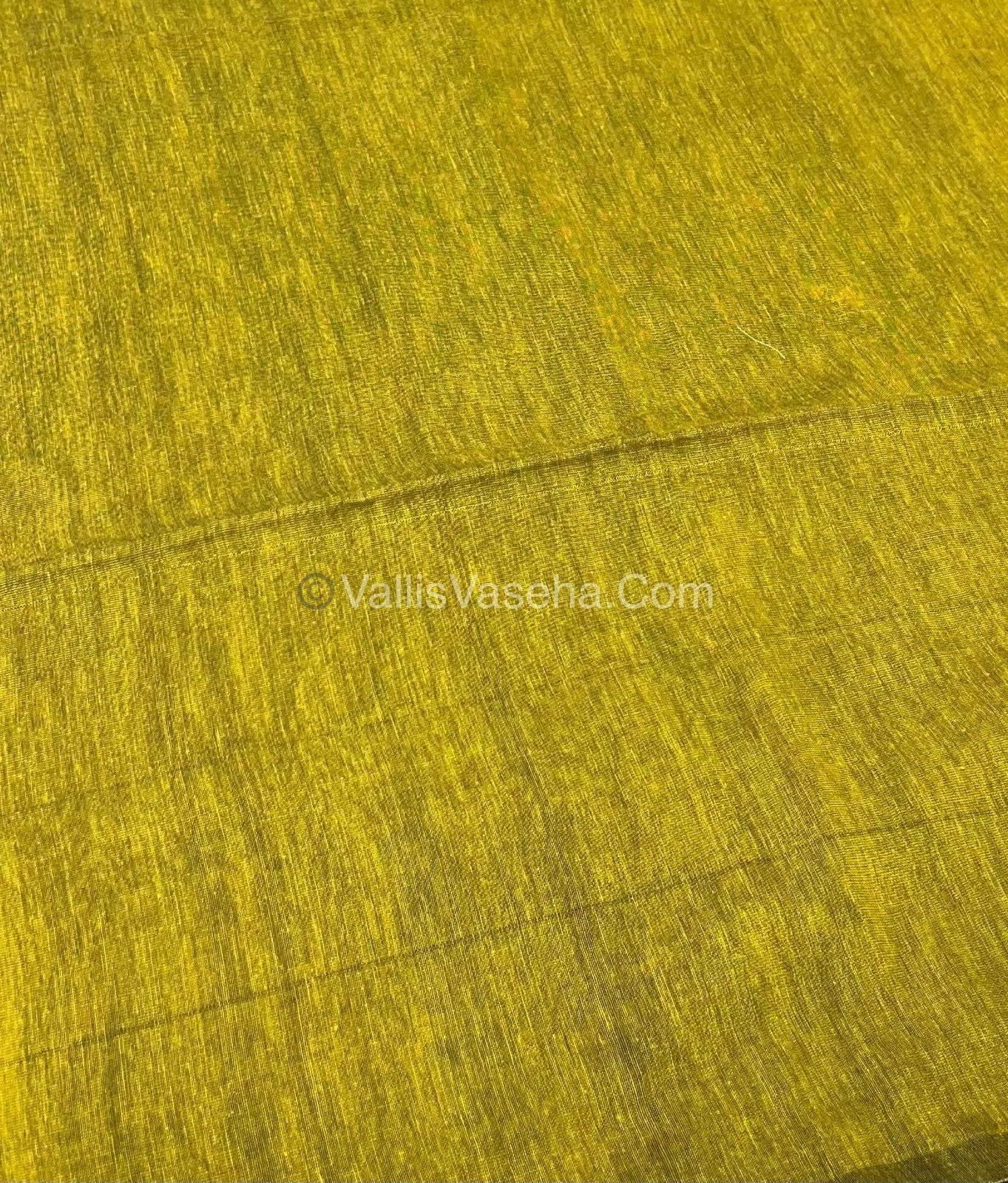 Khadi Cotton Sarees with Kalamkari Blouse - VVKCK001