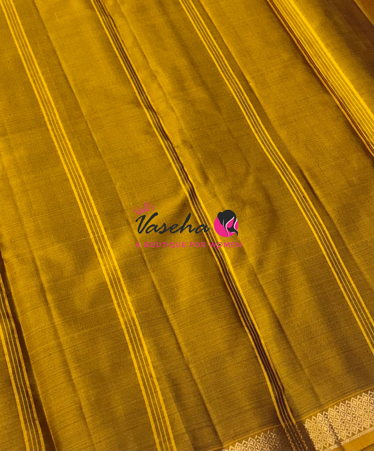 Pure Soft Silk Saree  - Brown With Mustard Yellow Combo - VVPSS146